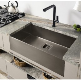 Cuba Primaccore Farm Sink - Black Matte - Debacco